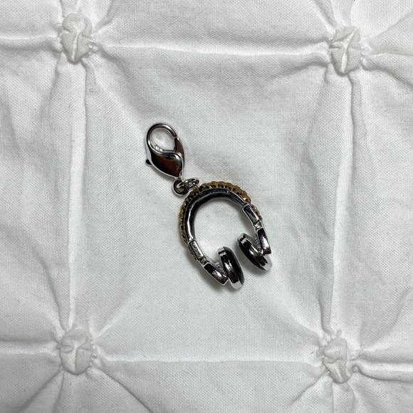 Swarovski Headphones Charm - Picture 1 of 4